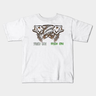 Fish on Bones Kids T-Shirt